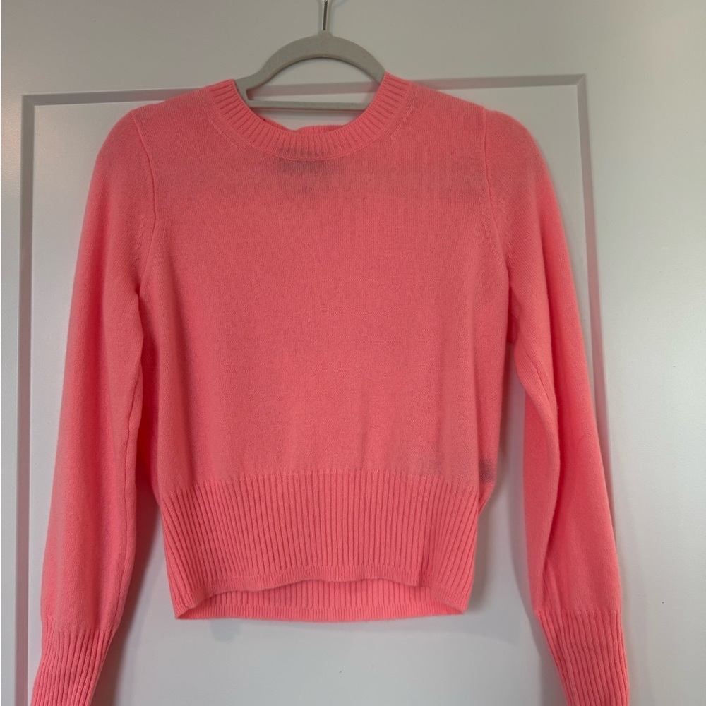 J. Crew Cashmere Pink Crew Neck Sweater